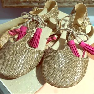 Gold sparkle Joyfolie shoes